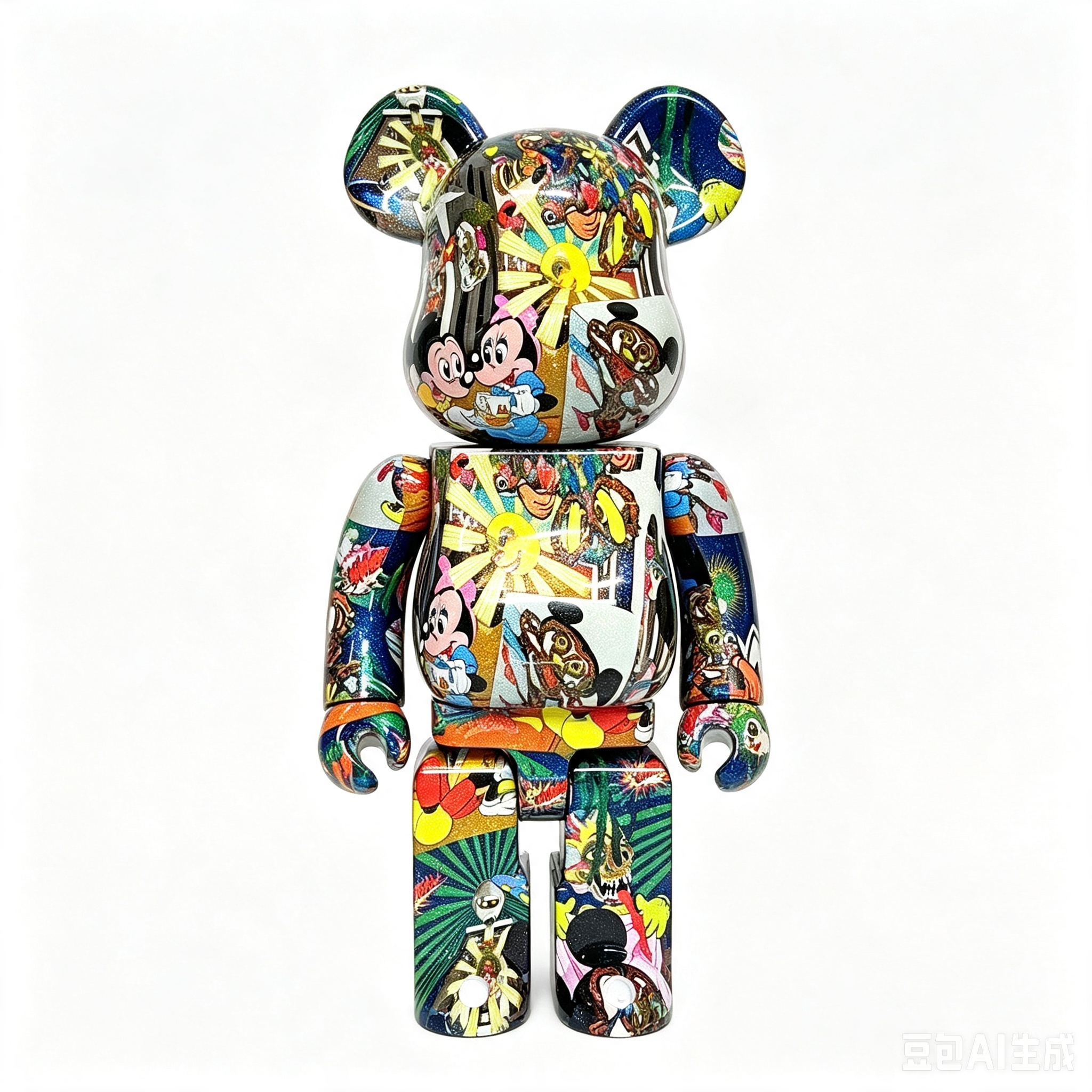 1baec4ed07423312c2a2823602cda99a Home Decor Items Artistic Ornaments Collectible Figurine Retro Collage Graffiti Collectible Figure Doll Figurine Large Desktop Decorative Ornament - Image 1