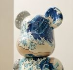Home Decor Items Artistic Ornaments Collectible Figurine Ocean Wave Pattern Collectible Bear Figure Doll Figurine Large Desktop Decorative Ornament - Image 2