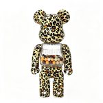 Home Decor Items Artistic Ornaments Collectible Figurine Leopard Print Transparent Confetti Collectible Figure Doll Figurine Large Desktop Decorative Ornament