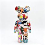 Home Decor Items Artistic Ornaments Collectible Figurine Cartoon Collage Print Collectible Bear Figure Doll Figurine Large Desktop Decorative Ornament