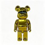 Home Decor Items Artistic Ornaments Collectible Figurine Mask Robot Golden Electroplated Collectible Figure Doll Figurine Large Desktop Decorative Ornament