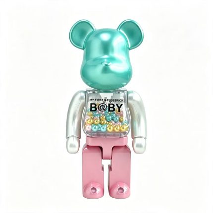 Home Decor Items Artistic Ornaments Collectible Figurine Macaron Color Bead Decor Collectible Bear Figure Doll Figurine Large Desktop Decorative Ornament