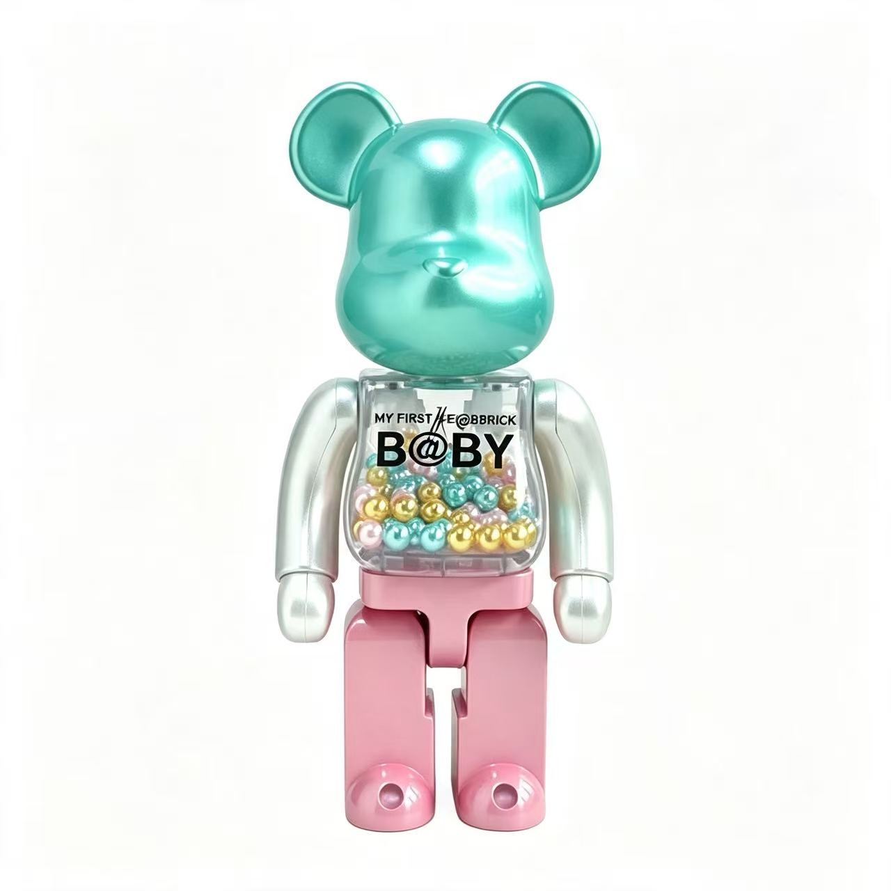 49ece7044679195cf528709fd6948c67 Home Decor Items Artistic Ornaments Collectible Figurine Macaron Color Bead Decor Collectible Bear Figure Doll Figurine Large Desktop Decorative Ornament - Image 1
