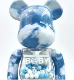 Home Decor Items Artistic Ornaments Collectible Figurine Sky Cloud Pattern Transparent Collectible Figure 400% Doll Figurine Large Desktop Decorative Ornament - Image 2