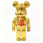 Home Decor Items Artistic Ornaments Collectible Figurine Gold Electroplated Fortune Motif Collectible Bear Figure Doll Figurine Large Desktop Decorative Ornament
