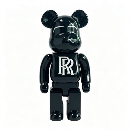 Home Decor Items Artistic Ornaments Collectible Figurine Black Glossy RR Logo Collectible Figure Doll Figurine Large Desktop Decorative Ornament