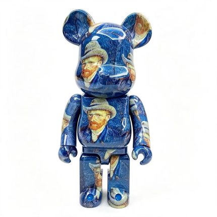 Home Decor Items Artistic Ornaments Collectible Figurine Classic Oil Painting Portrait Collectible Bear Figure Doll Figurine Large Desktop Decorative Ornament