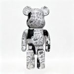 Home Decor Items Artistic Ornaments Collectible Figurine Basquiat Black & White Manuscript Graffiti Collectible Figure Doll Figurine Large Desktop Decorative Ornament
