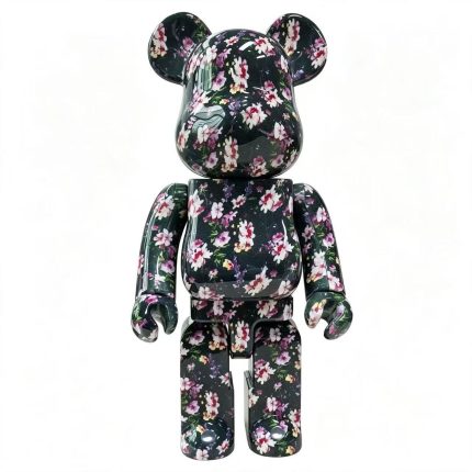 Home Decor Items Artistic Ornaments Collectible Figurine Dark Background Vintage Floral Collectible Bear Figure Doll Figurine Large Desktop Decorative Ornament