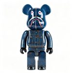 Home Decor Items Artistic Ornaments Collectible Figurine Denim Shark Pattern Streetwear Doll Figurine Large Desktop Decorative Ornament
