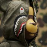 Home Decor Items Artistic Ornaments Collectible Figurine Camouflage Shark Outerwear Style Collectible Bear Figure Doll Figurine Large Desktop Decorative Ornament - Image 2
