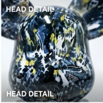 Home Decor Items Artistic Ornaments Collectible Figurine Abstract Splash Art Collectible Bear Figure Doll Figurine Large Desktop Decorative Ornament - Image 2