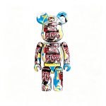 Home Decor Items Artistic Ornaments Collectible Figurine Basquiat Graffiti Portrait Collectible Figure 400% Doll Figurine Large Desktop Decorative Ornament