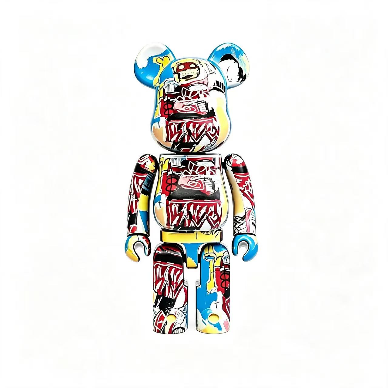 a68cf6f6b179a28b8df3627a6e9bf841 Home Decor Items Artistic Ornaments Collectible Figurine Basquiat Graffiti Portrait Collectible Figure 400% Doll Figurine Large Desktop Decorative Ornament - Image 1