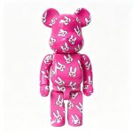 Home Decor Items Artistic Ornaments Collectible Figurine Pink Bunny Print Collectible Figure Doll Figurine Large Desktop Decorative Ornament