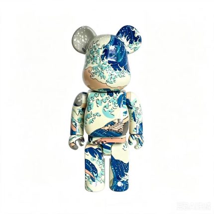 Home Decor Items Artistic Ornaments Collectible Figurine Oriental Wave Ukiyo-e Art Doll Figurine Large Desktop Decorative Ornament