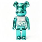 Home Decor Items Artistic Ornaments Collectible Figurine Cyan Electroplated Transparent Bead Collectible Bear Figure Doll Figurine Large Desktop Decorative Ornament