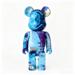 Home Decor Items Artistic Ornaments Collectible Figurine Blue Purple Fluid Marble Collectible Figure Doll Figurine Large Desktop Decorative Ornament