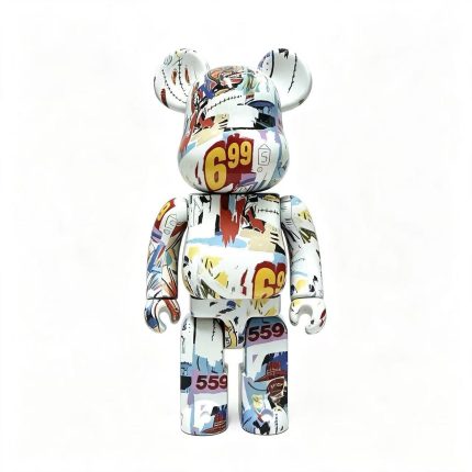Home Decor Items Artistic Ornaments Collectible Figurine Street Graffiti Number Art Collectible Bear Figure Doll Figurine Large Desktop Decorative Ornament