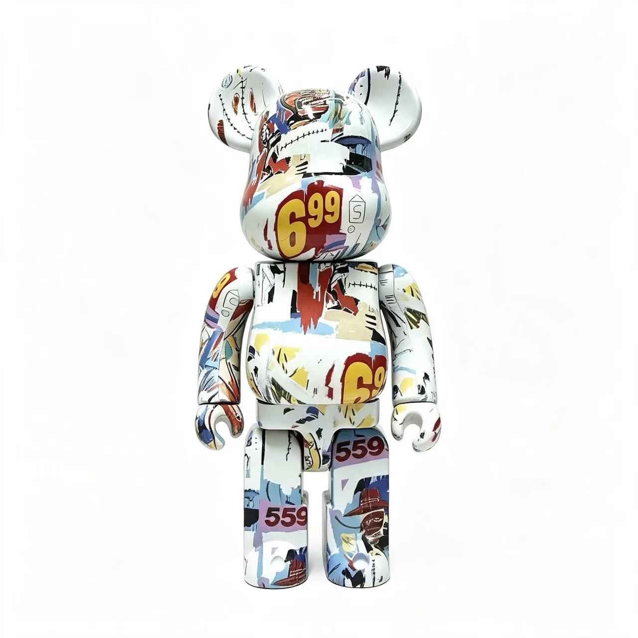 c3a97148d59421b68eaa0ca37e56610b Home Decor Items Artistic Ornaments Collectible Figurine Street Graffiti Number Art Collectible Bear Figure Doll Figurine Large Desktop Decorative Ornament - Image 1