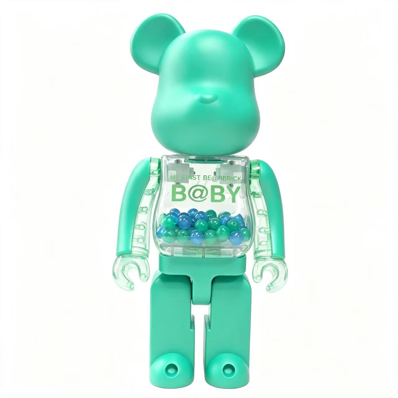 d2c109344178fb3ece730e1c42f673f3 Home Decor Items Artistic Ornaments Collectible Figurine Mint Green Transparent Bead Collectible Bear Figure Doll Figurine Large Desktop Decorative Ornament - Image 1