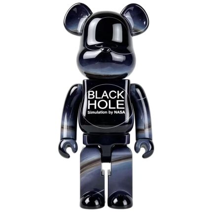 Home Decor Items Artistic Ornaments Collectible Figurine Black Hole Starry Sky Collectible Bear Figure Doll Figurine Large Desktop Decorative Ornament