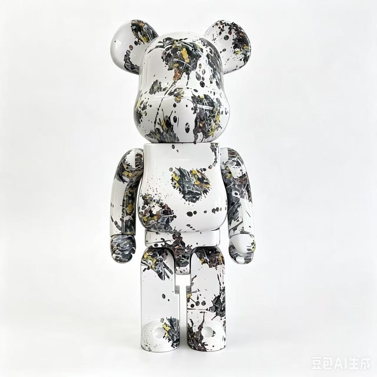 e826763d73e4be40fe82823047a67f0a Home Decor Items Artistic Ornaments Collectible Figurine Hand Splatter Graffiti Paint Art Doll Figurine Large Desktop Decorative Ornament - Image 1