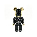 Home Decor Items Artistic Ornaments Collectible Figurine Daft Punk Black Gold Helmet Collectible Figure 400% Doll Figurine Large Desktop Decorative Ornament