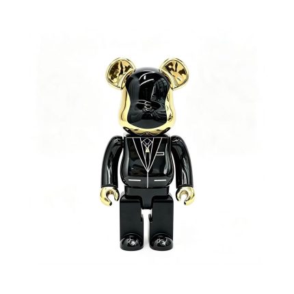 Home Decor Items Artistic Ornaments Collectible Figurine Daft Punk Black Gold Helmet Collectible Figure 400% Doll Figurine Large Desktop Decorative Ornament