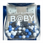 Home Decor Items Artistic Ornaments Collectible Figurine Royal Blue Transparent Bead Bear Figure Doll Figurine Large Desktop Decorative Ornament - Image 2