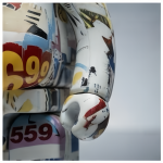 Home Decor Items Artistic Ornaments Collectible Figurine Street Graffiti Number Art Collectible Bear Figure Doll Figurine Large Desktop Decorative Ornament - Image 2