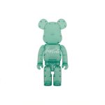 Home Decor Items Artistic Ornaments Collectible Figurine Transparent Green Coca-Cola Co-branded Collectible Figure Doll Figurine Large Desktop Decorative Ornament