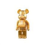 Home Decor Items Artistic Ornaments Collectible Figurine Mastermind JAPAN Gold Skull Logo Electroplated Collectible Figure 400% Doll Figurine Large Desktop Decorative Ornament