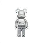 Home Decor Items Artistic Ornaments Collectible Figurine 20th Anniversary Silver Electroplated Collectible Figure 400% Doll Figurine Large Desktop Decorative Ornament