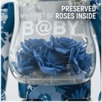 Home Decor Items Artistic Ornaments Collectible Figurine Blue Floral Transparent Inner Decor Collectible Bear Figure Doll Figurine Large Desktop Decorative Ornament - Image 3